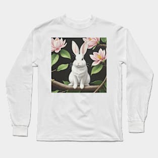 Cute white rabbit Long Sleeve T-Shirt